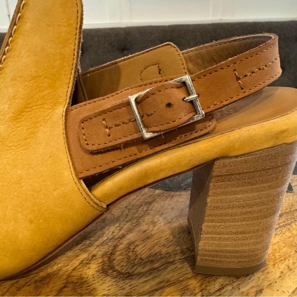 Italian leather buttery soft Firenze.Studio Tango Suede slingback mule size 10 - Picture 10 of 12